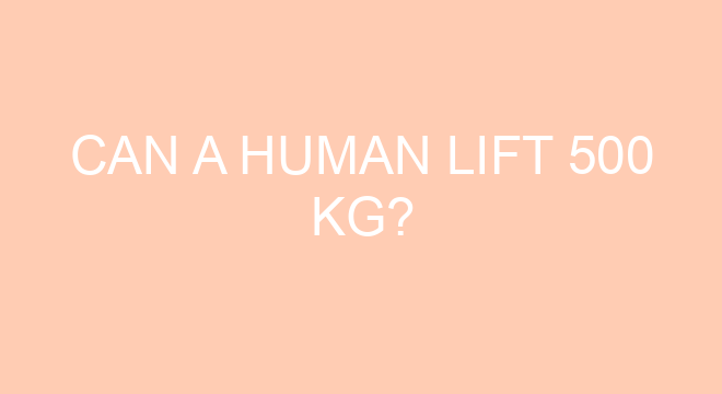 Can A Human Lift 500 Kg can-a-human-lift-500-kg