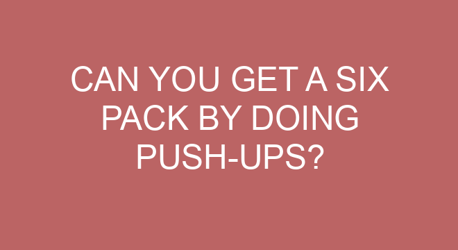 What happens if you do push-ups everyday?