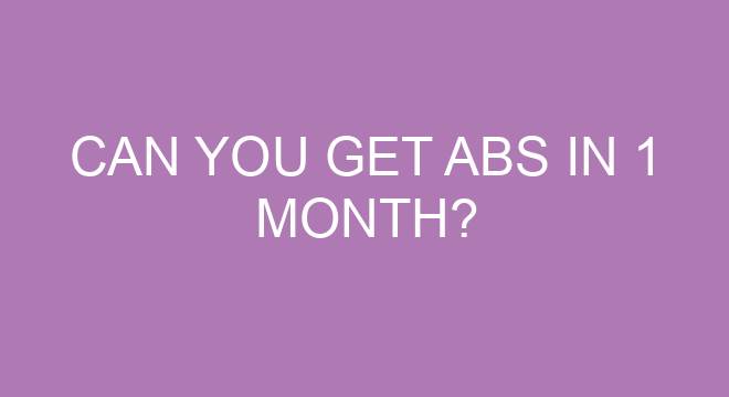 Can You Get Abs In 1 Month can-you-get-abs-in-1-month