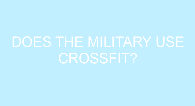 Does The Military Use CrossFit?
