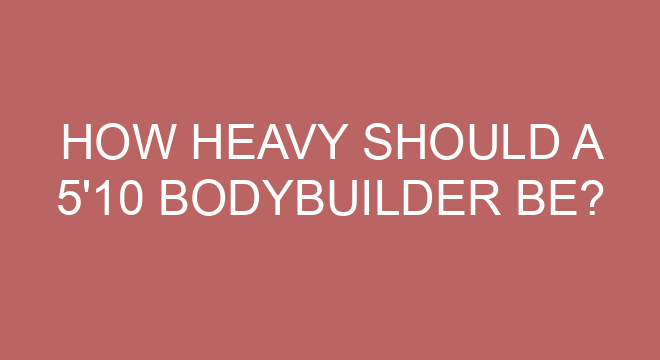 How Heavy Should A 5 10 Bodybuilder Be how-heavy-should-a-5-10-bodybuilder-be