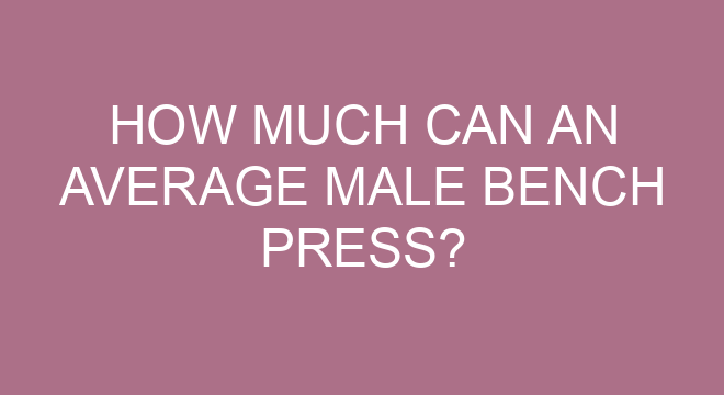 How Much Can An Average Male Bench Press how-much-can-an-average-male-bench-press