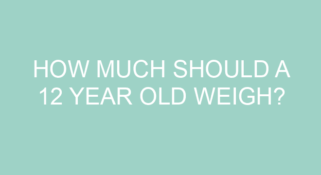 how many stone should a 12 year old weigh