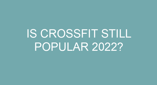 Is CrossFit Still Popular 2022?