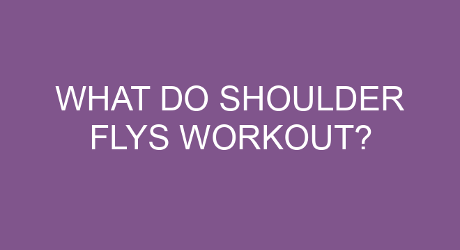 What Do Shoulder Flys Workout what-do-shoulder-flys-workout