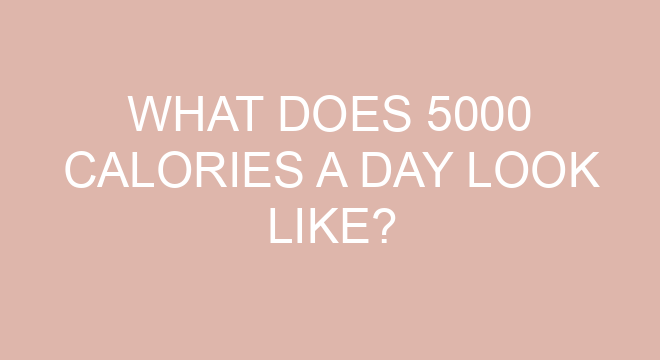 what-does-5000-calories-a-day-look-like