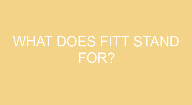 what-does-fitt-stand-for