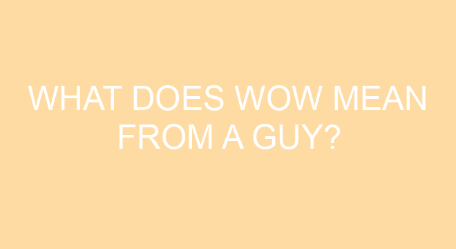 What Does WOW Mean From A Guy what-does-wow-mean-from-a-guy