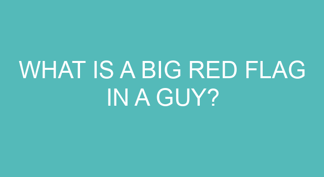 red flag meaning in chat from a guy