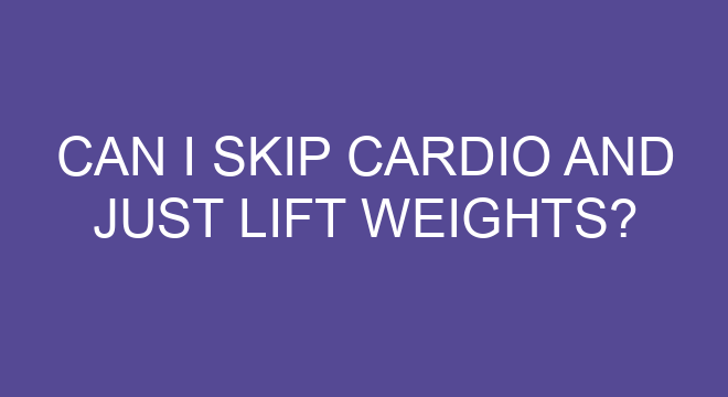 What happens if you lift weights and don’t eat carbs?