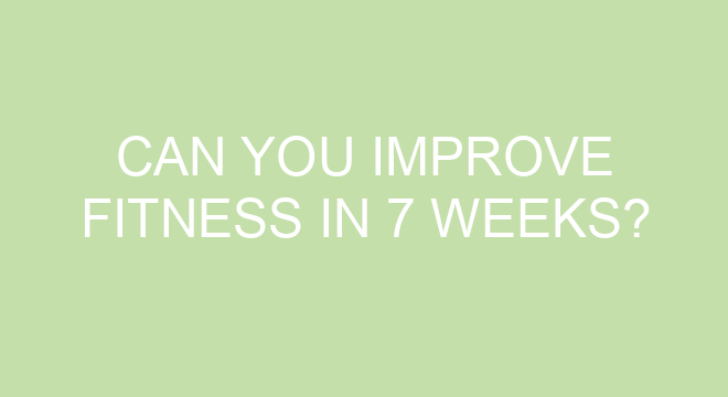 Can I change my body in 8 weeks?