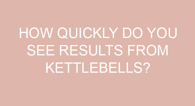 Can kettlebell get you ripped?