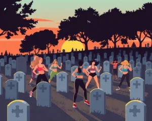 Zimbabwe Fitness Club Defies Mortality with Cemetery Workouts