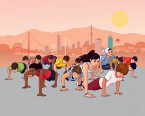 Kelowna Residents Take on the Push-Up Challenge to Boost Mental Health Awareness