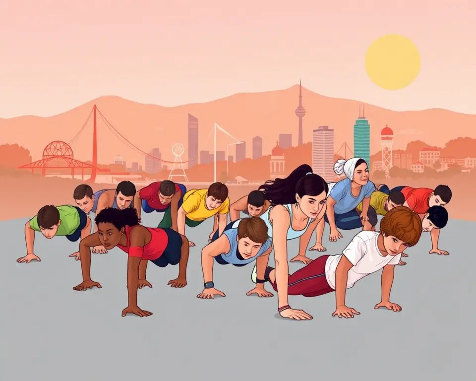 Kelowna Residents Take on the Push-Up Challenge to Boost Mental Health Awareness