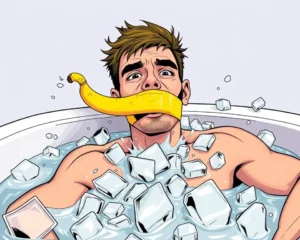 Fitness Influencer’s Bizarre Morning Ritual: Mouth Tape, Banana Peel Facials, and Ice Baths Goes Viral