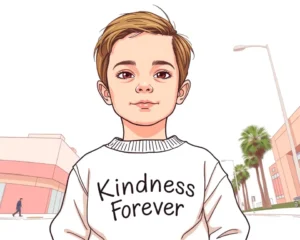 Knox Jolie-Pitt’s “Kindness Forever” Sweater Makes a Statement During LA Run