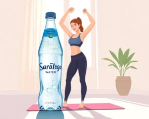 Fitness Influencer’s Viral Morning Routine Turns Saratoga Water into an Unexpected Meme Sensation