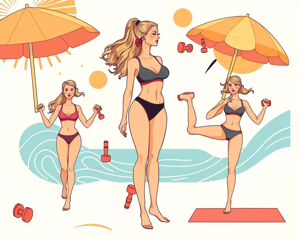 Natasha Oakley’s Beach-Ready Body: Top 4 Workouts for Abs & Legs