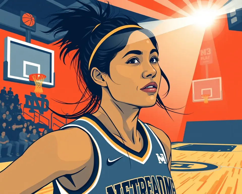 Notre Dame’s Hannah Hidalgo: March Madness Dreams, Faith, and Handling the Heat
