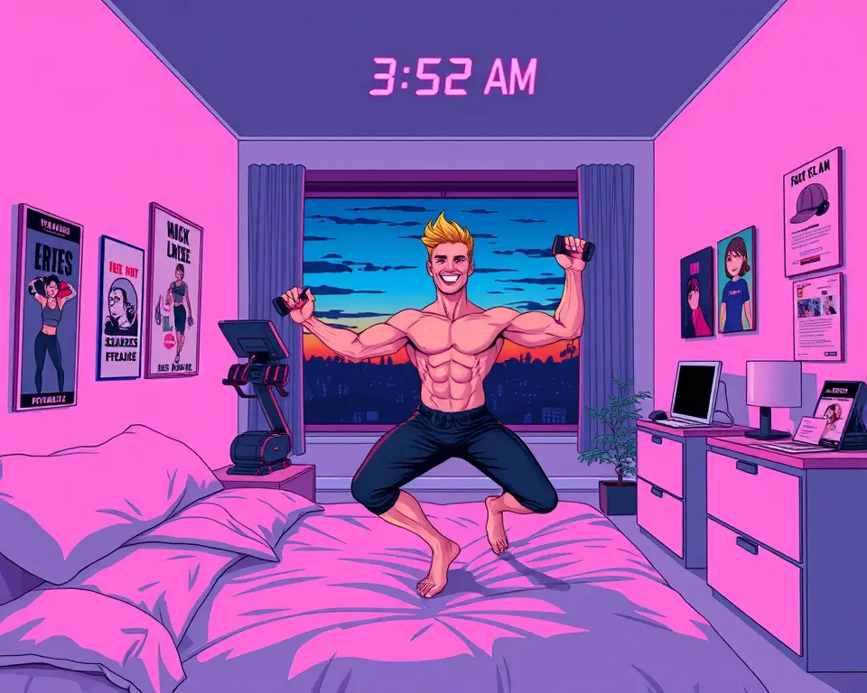 Fitness Influencer’s Bizarre 3:52 AM Morning Routine Sparks Online Debate: ‘Unrealistic’
