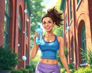 Fitness Influencer’s Morning Routine Boosts Saratoga Spring Water Popularity