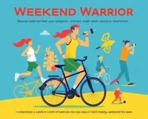 Weekend Warrior: Maximizing Health Benefits in Two Days