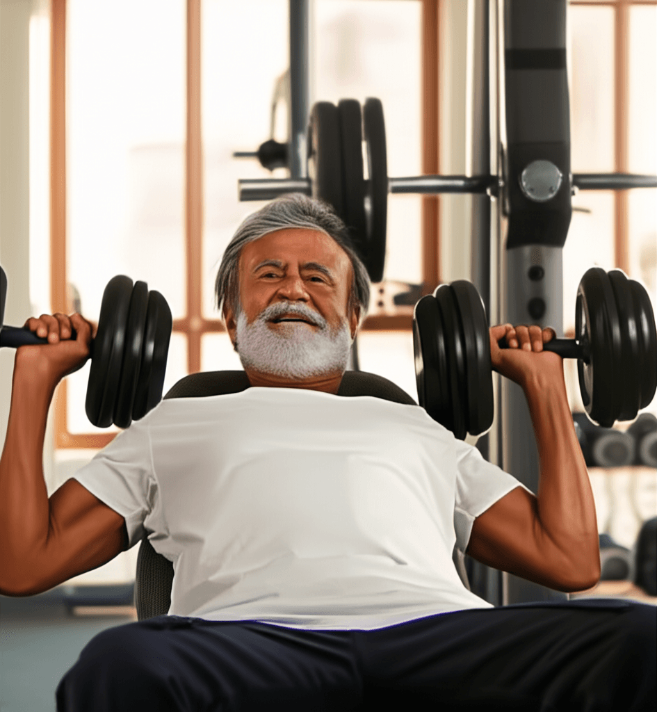 Rajinikanth’s Age-Defying Workout Goes Viral, Showcasing ‘Coolie’ Star’s Fitness at 74