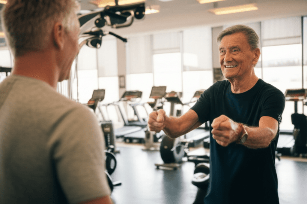 “Amazing” Dick Van Dyke, 99, Flexes Muscles in Gym with Rick Springfield