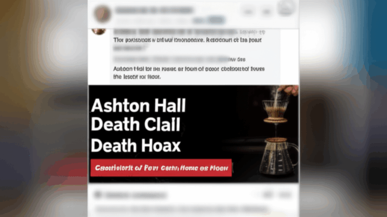 Ashton Hall Death Claims Debunked: Viral Facebook Post Confirmed as Hoax